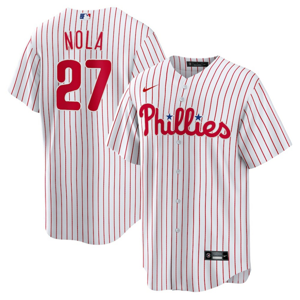 Aaron Nola Philadelphia Phillies Home Replica Player Jersey - White