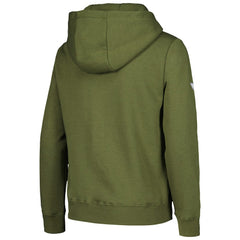 Colorado Avalanche Levelwear Youth Podium Fleece Pullover Hoodie Olive