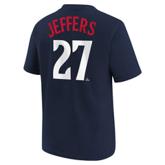 Ryan Jeffers Minnesota Twins Youth Name & Number T-Shirt Navy | Nike