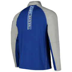Chicago Cubs Father's Day Raglan Quarter-Zip Top Royal | New Era