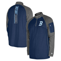 Boston Red Sox Father's Day Raglan Quarter-Zip Top Navy | New Era