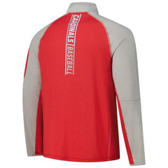 St. Louis Cardinals Father's Day Raglan Quarter-Zip Top Red | New Era
