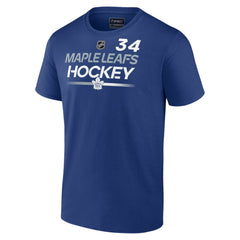 Auston Matthews Toronto Maple Leafs Fanatics Authentic Pro Prime Name & Number T-Shirt Blue