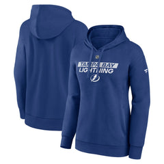 Tampa Bay Lightning Fanatics Women's Authentic Pro Core Primary Fleece Pullover Hoodie Blue