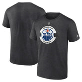 Edmonton Oilers Fanatics Authentic Pro Core Secondary T-Shirt Heather Charcoal