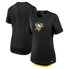 Pittsburgh Penguins Fanatics Women's Authentic Pro Rink T-Shirt Black