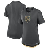 Vegas Golden Knights Fanatics Women's Authentic Pro Rink Tech T-Shirt Gray