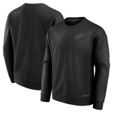 Detroit Red Wings Fanatics Authentic Pro Road Fleece Pullover Sweatshirt Black