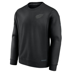 Detroit Red Wings Fanatics Authentic Pro Road Fleece Pullover Sweatshirt Black