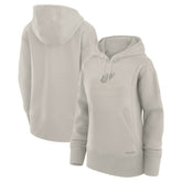 Detroit Red Wings Fanatics Women's Authentic Pro Road Pullover Hoodie Cream