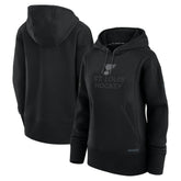 St. Louis Blues Fanatics Women's Authentic Pro Road Pullover Hoodie Black