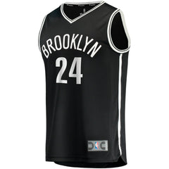 Cam Thomas Brooklyn Nets Big & Tall Fast Break Player Jersey - Black - Icon Edition