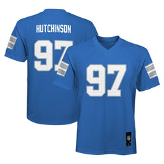 Aidan Hutchinson Detroit Lions Youth Replica Player Jersey - Blue outlet