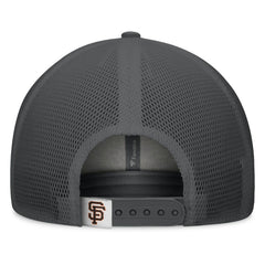 San Francisco Giants A-Frame Trucker Adjustable Hat Gray/Graphite