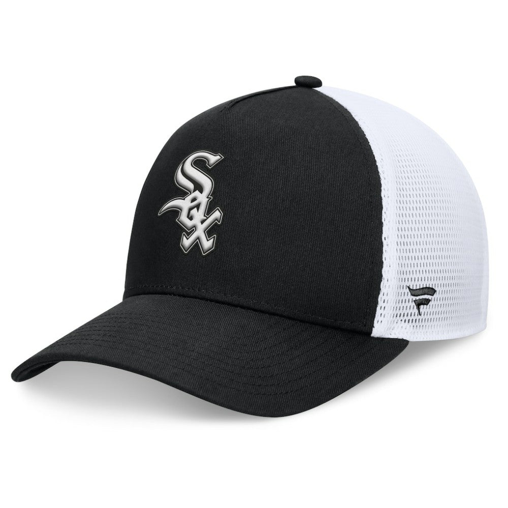 Chicago White Sox Fundamental A-Frame Adjustable Hat Black