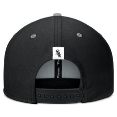 Chicago White Sox Fundamental Bold Snapback Hat Black/Gray