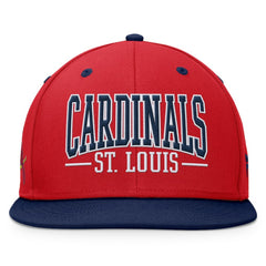 St. Louis Cardinals Fundamental Bold Snapback Hat Red/Navy