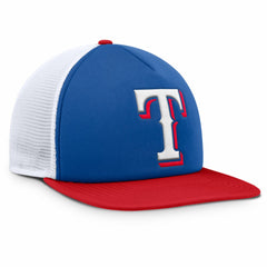 Texas Rangers Fundamental Foam Front Snapback Hat Royal/White