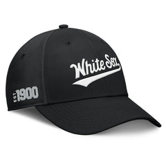 Chicago White Sox Fundamental Tag Flex Hat Black