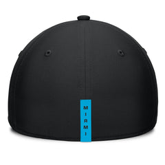 Miami Marlins Fundamental Tag Flex Hat Black