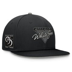 Chicago White Sox Fundamental Tri-Script Fitted Hat Black