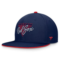 Boston Red Sox Fundamental Tri-Script Fitted Hat Navy