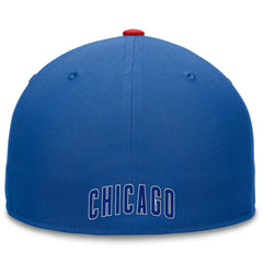 Chicago Cubs Fundamental Tri-Script Fitted Hat Royal