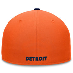 Detroit Tigers Fundamental Two-Tone Fitted Hat Orange