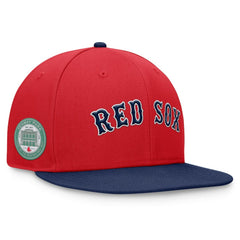 Boston Red Sox Fundamental Two-Tone Fitted Hat Red