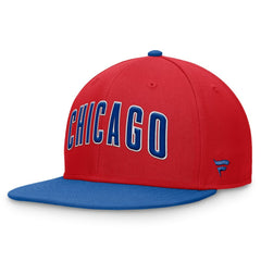 Chicago Cubs Fundamental Two-Tone Fitted Hat Red