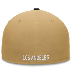 Los Angeles Dodgers Heritage Two-Tone Fitted Hat Khaki/Black