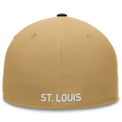 St. Louis Cardinals Heritage Two-Tone Fitted Hat Khaki/Black