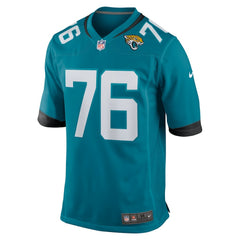 Ezra Cleveland Jacksonville Jaguars Game Jersey - Teal