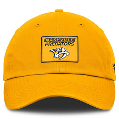 Nashville Predators Fanatics Authentic Pro Prime Adjustable Hat Gold