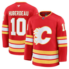 Jonathan Huberdeau Calgary Flames Fanatics Home Premium Jersey Red