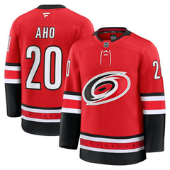 Sebastian Aho Carolina Hurricanes Fanatics Alternate Premium Jersey Red