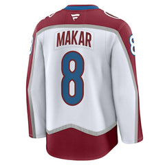 Cale Makar Colorado Avalanche Fanatics Away Premium Jersey White