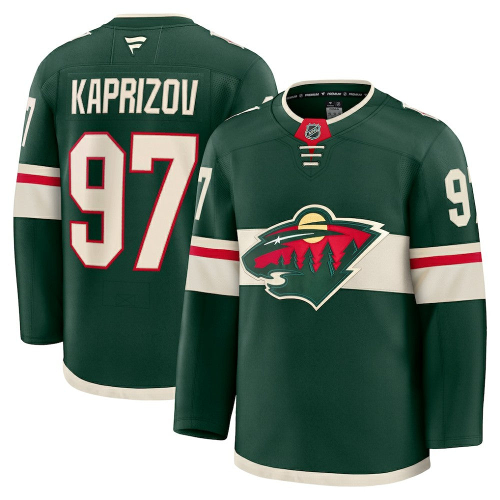 Kirill Kaprizov Minnesota Wild Fanatics Home Premium Jersey Green