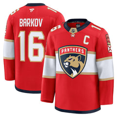 Aleksander Barkov Florida Panthers Fanatics Home Premium Jersey Red