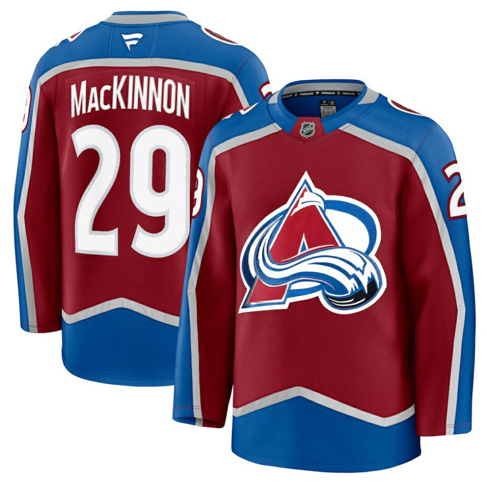 Nathan MacKinnon Colorado Avalanche Fanatics Home Premium Jersey Burgundy