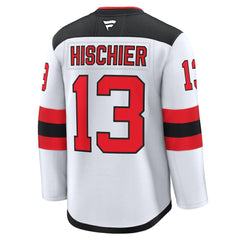 Nico Hischier New Jersey Devils Fanatics Away Premium Jersey White