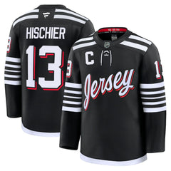 Nico Hischier New Jersey Devils Fanatics Alternate Premium Jersey Black