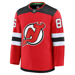 Jack Hughes New Jersey Devils Fanatics Home Premium Jersey Red