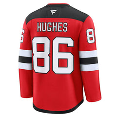 Jack Hughes New Jersey Devils Fanatics Home Premium Jersey Red