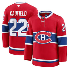 Cole Caufield Montreal Canadiens Fanatics Home Premium Jersey Red