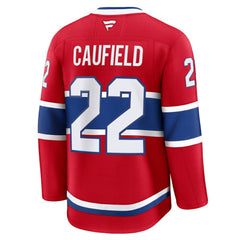 Cole Caufield Montreal Canadiens Fanatics Home Premium Jersey Red