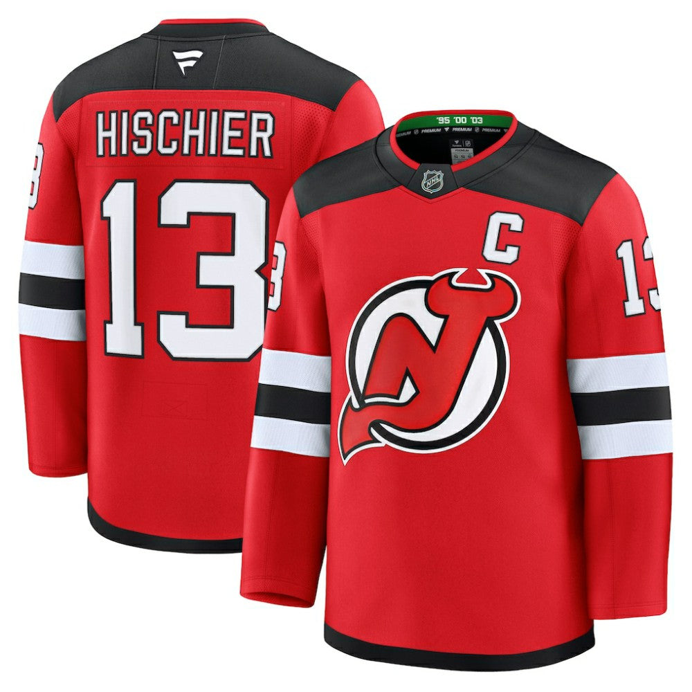 Nico Hischier New Jersey Devils Fanatics Home Premium Jersey Red