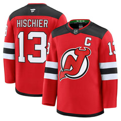 Nico Hischier New Jersey Devils Fanatics Home Premium Jersey Red