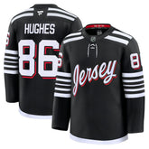 Jack Hughes New Jersey Devils Fanatics Alternate Premium Jersey Black