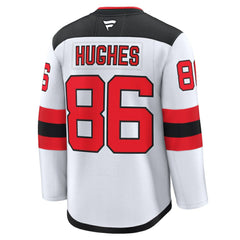 Jack Hughes New Jersey Devils Fanatics Away Premium Jersey White